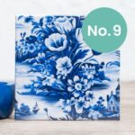 Nifty Fridge Art – Delft Inspired Collection (Square Magnets) - Delft No. 9