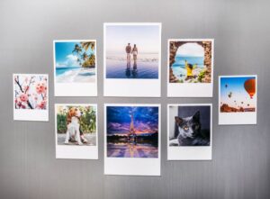 Polaroid-Style Photo Magnets