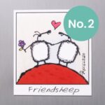 Art for Ewe Magnets - Friendsheep